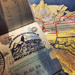 Machu Picchu passport stamp